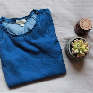 Cloth and stone chambray top XS